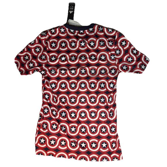 2023 New Adidas MLS x Marvel Preshi US Captain America AOP Soccer Jersey Small - Picture 3 of 10